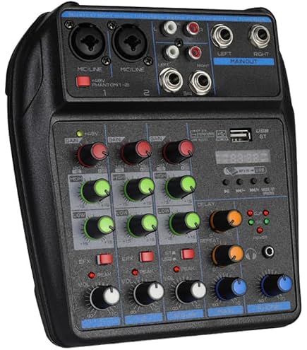 Amazon.com: TENEALAY 4-Channel RCA Audio mixer Stereo line levels